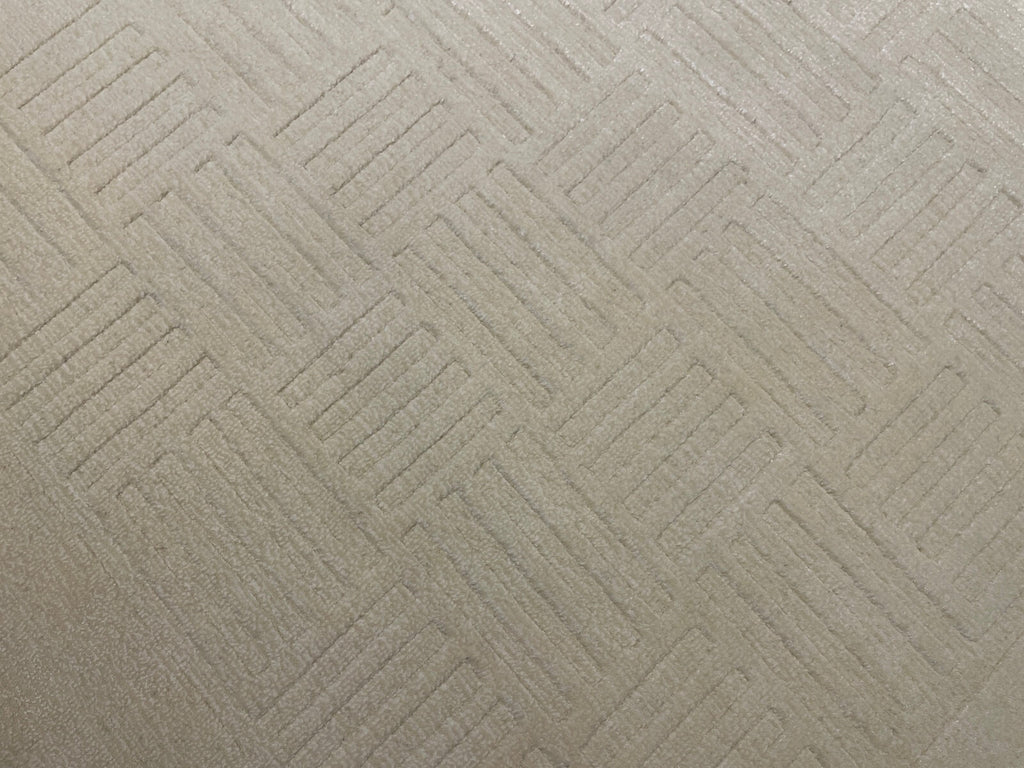 Lori Handwoven Cream Wool Rug by Camel Carpet