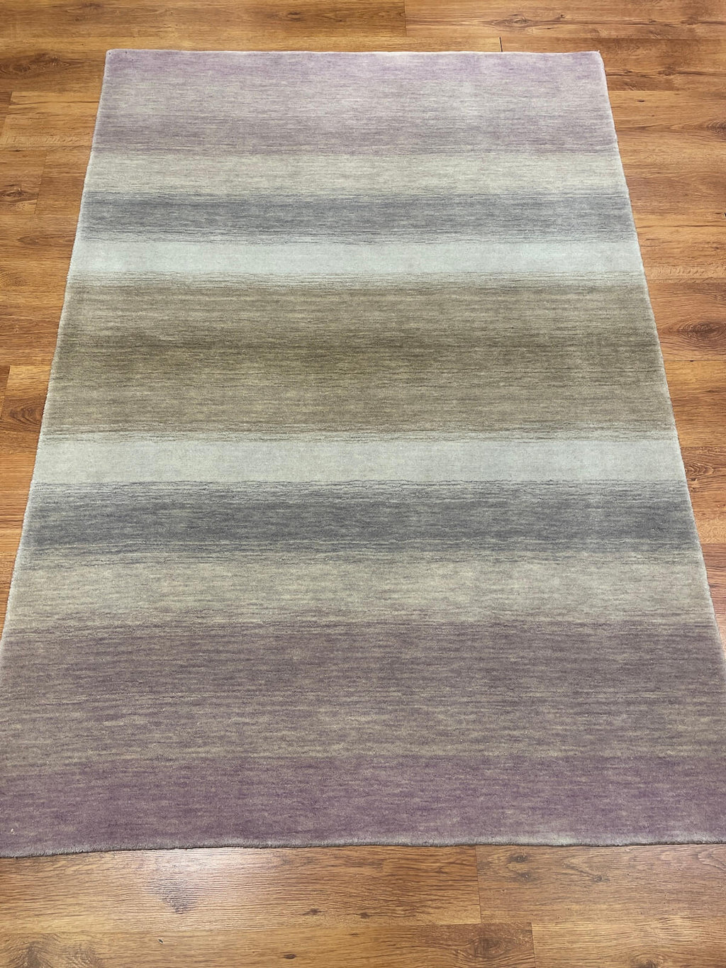 Lori Handwoven Cream Pudra Wool Rug by Camel Carpet