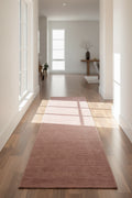 Lori Handwoven Pudra Wool Runner Rug – 80X300 by Camel Carpet