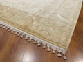 Mahidevran Silk-Blend Usak Handwoven Rug – 033226 by Camel Carpet