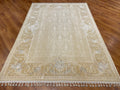 Mahidevran Silk-Blend Usak Handwoven Rug – 033835 by Camel Carpet