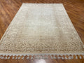 Mahidevran Silk-Blend Usak Handwoven Rug – 061436 by Camel Carpet
