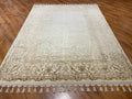 Mahidevran Silk-Blend Usak Handwoven Rug – 061437 by Camel Carpet