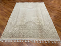 Mahidevran Silk-Blend Usak Handwoven Rug – 086411 by Camel Carpet