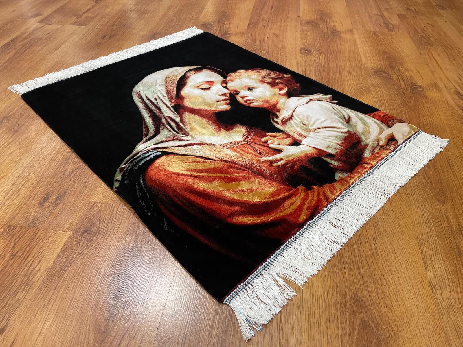 Meryem Ana Temali Tablo Bamboo Rug by Camel Carpet