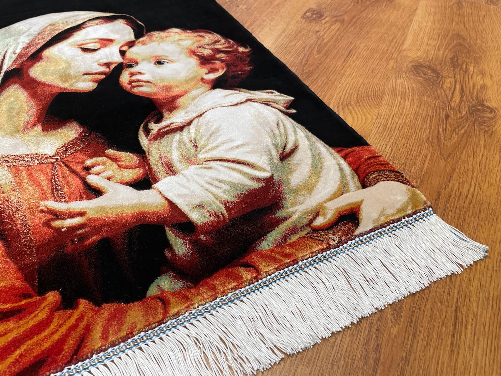 Meryem Ana Temali Tablo Bamboo Rug by Camel Carpet