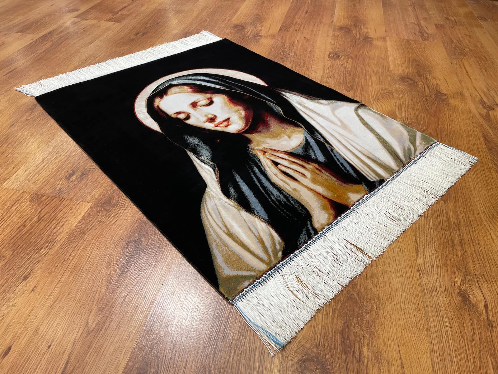 Meryem Ana Temali Tablo Bamboo Rug by Camel Carpet