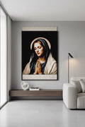 Meryem Ana Temali Tablo Bamboo Rug by Camel Carpet