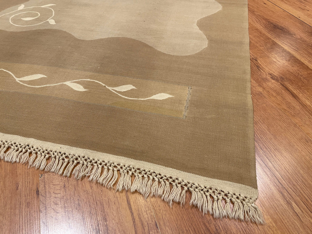 Modern Pastel Handwoven Kilim – 010891 by Camel Carpet