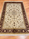 Nazende Silk-Blend Usak Handwoven Rug – 126X193 by Camel Carpet