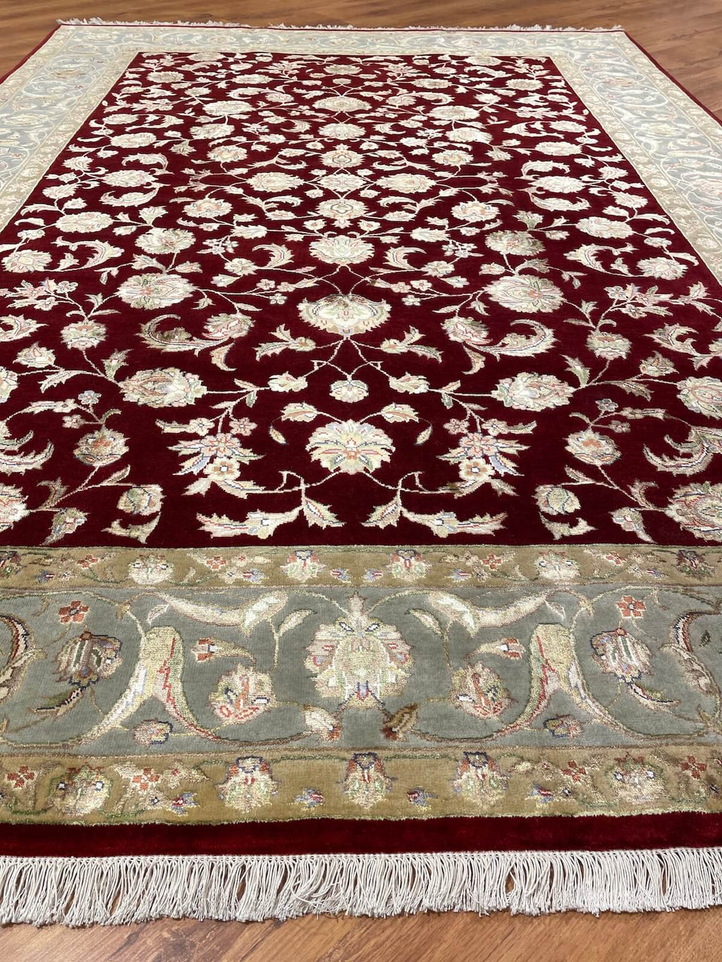 Nazende Silk-Blend Usak Handwoven Rug – 170X235 by Camel Carpet
