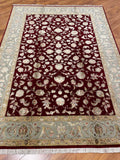 Nazende Silk-Blend Usak Handwoven Rug – 170X235 by Camel Carpet