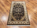 Nazende Silk-Blend Usak Handwoven Rug by Camel Carpet