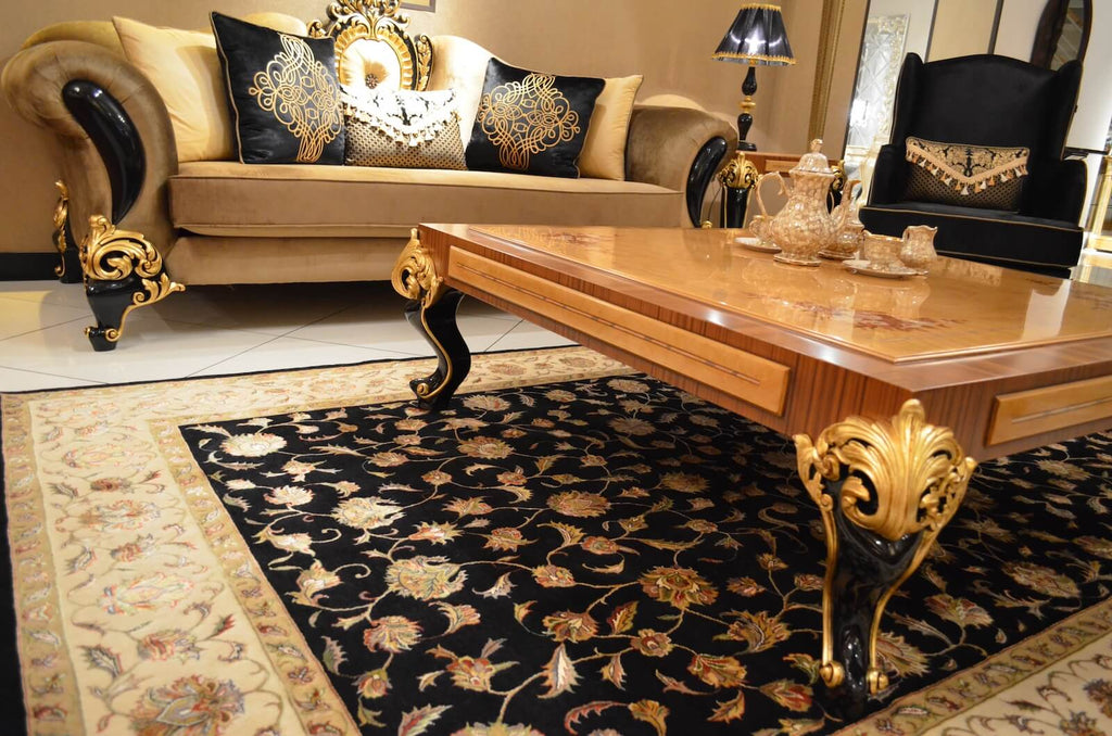 Nazende Silk-Blend Usak Handwoven Rug – 126X187 by Camel Carpet