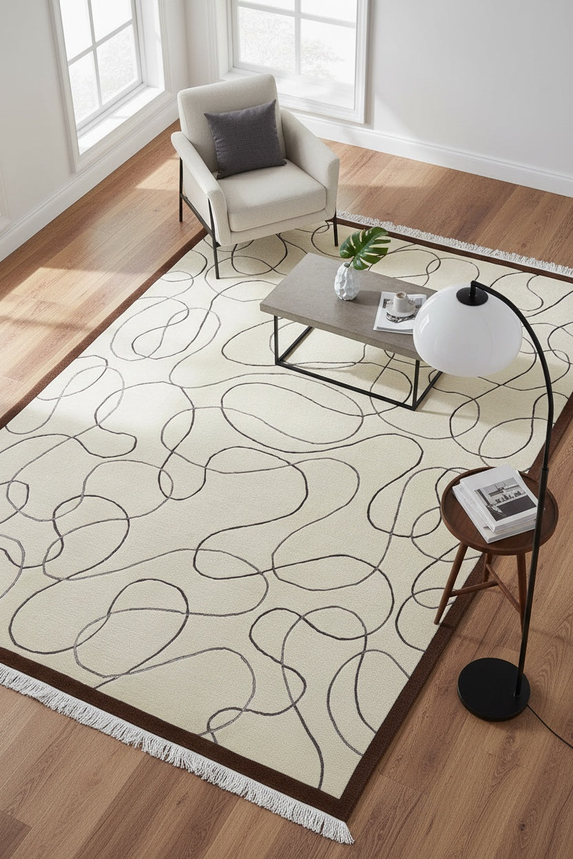 Himalaya Series Nepal Handwoven Rug – 172X240 by Camel Carpet