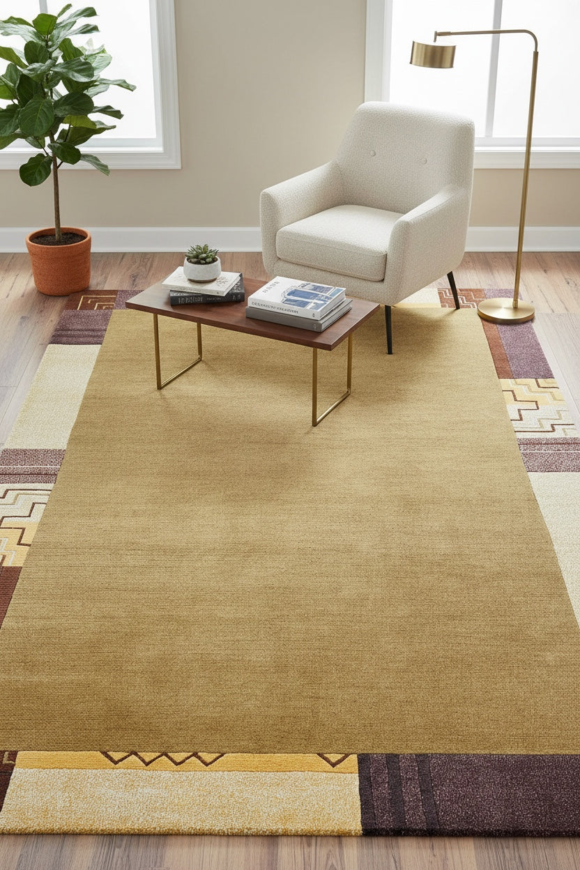 Himalaya Series Nepal Handwoven Rug – 171X241 by Camel Carpet