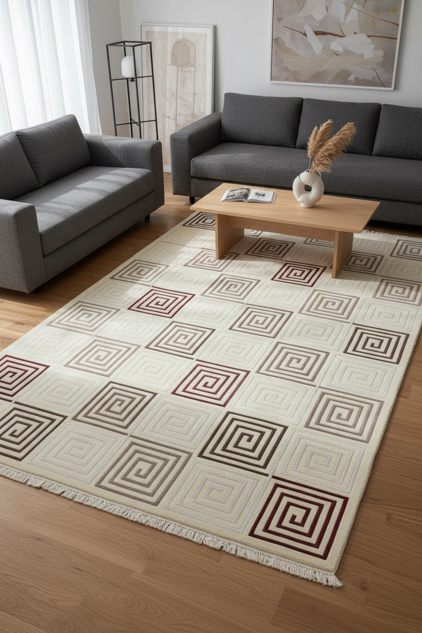 Himalaya Series Nepal Handwoven Rug – 170X240 by Camel Carpet