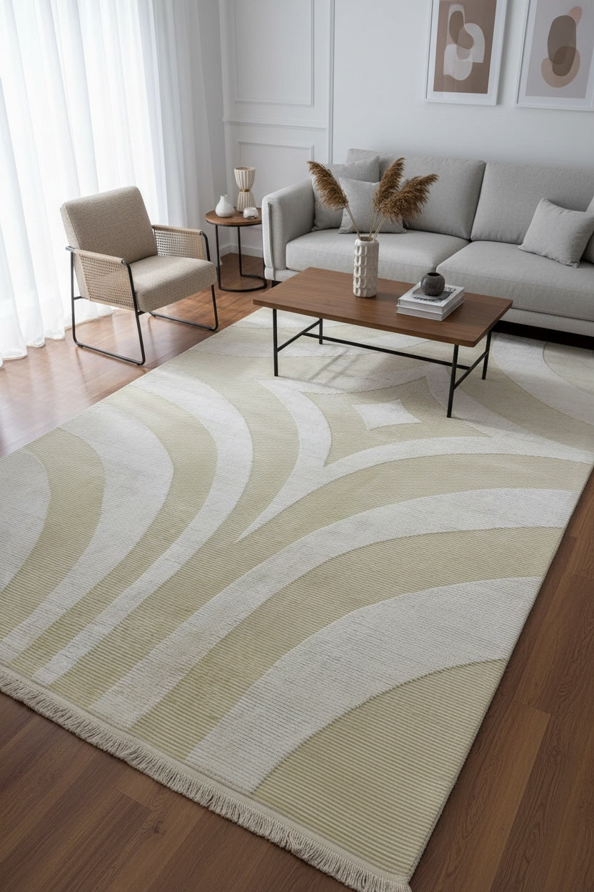 Cut Loop Series Nepal Handwoven Rug – 200X299 by Camel Carpet