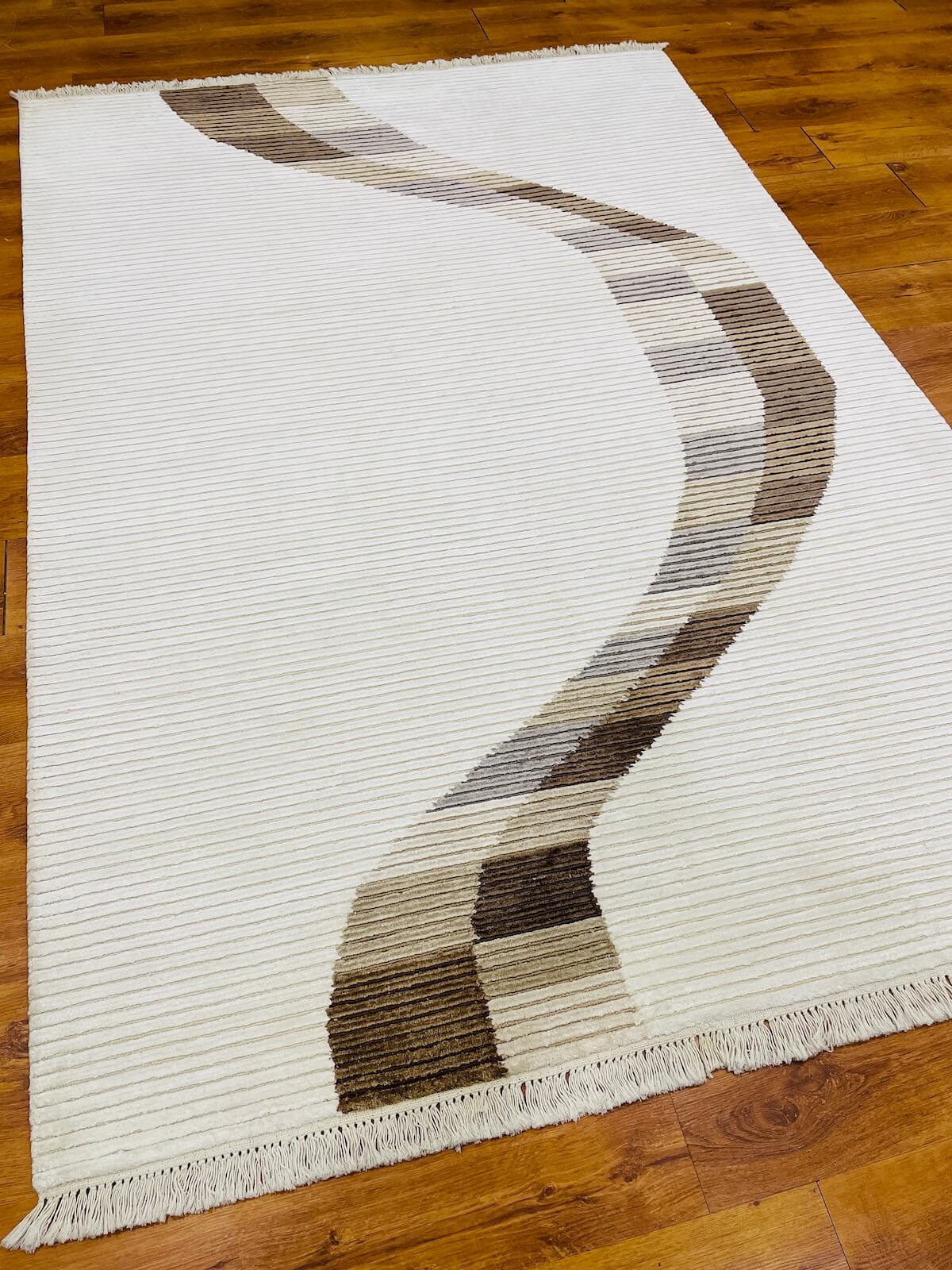 Cut Loop Series Nepal Handwoven Rug – 170X240 by Camel Carpet