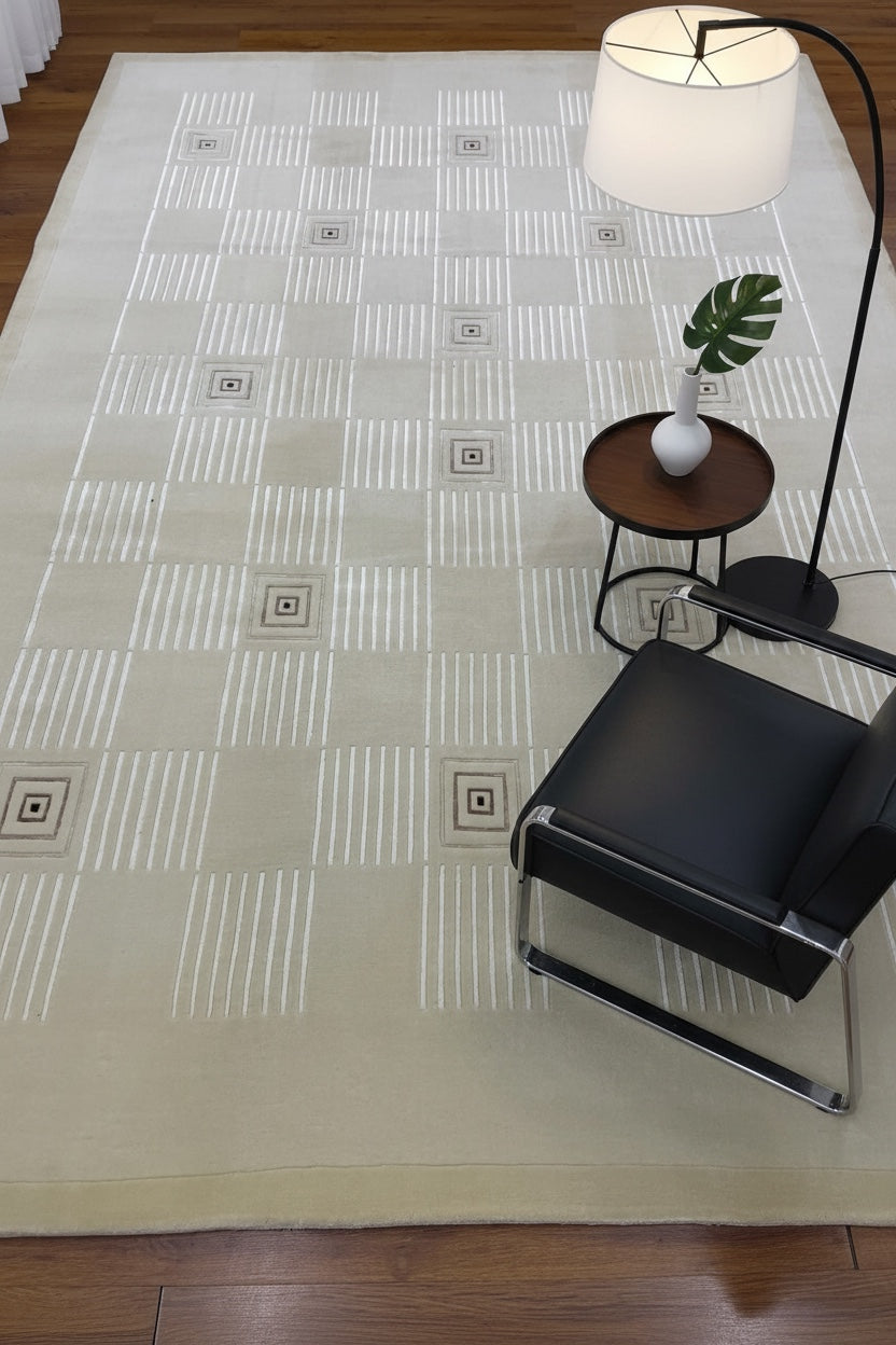 Himalaya Series Nepal Handwoven Rug – 093927 by Camel Carpet
