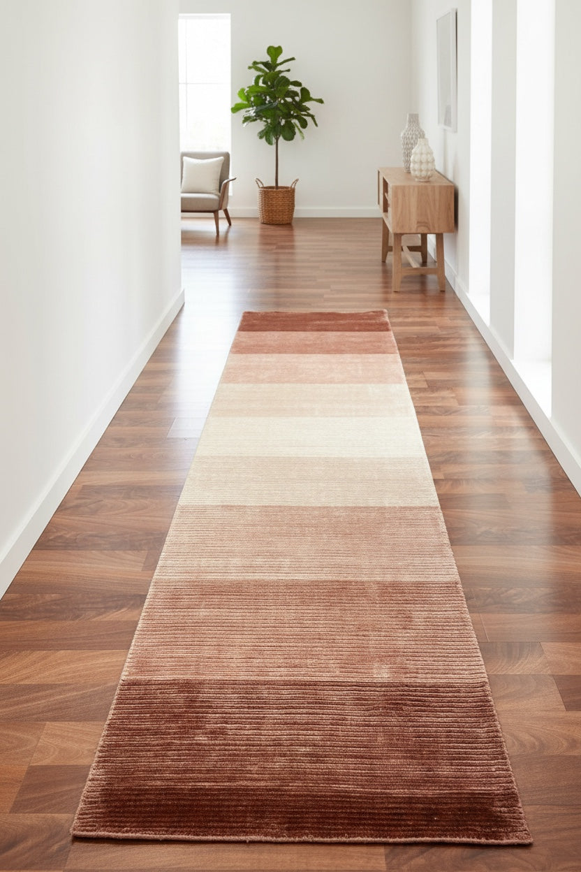 Cut Loop Series Nepal Handwoven Runner Rug – 80X300 by Camel Carpet