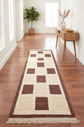 Cut Loop Series Nepal Handwoven Runner Rug by Camel Carpet