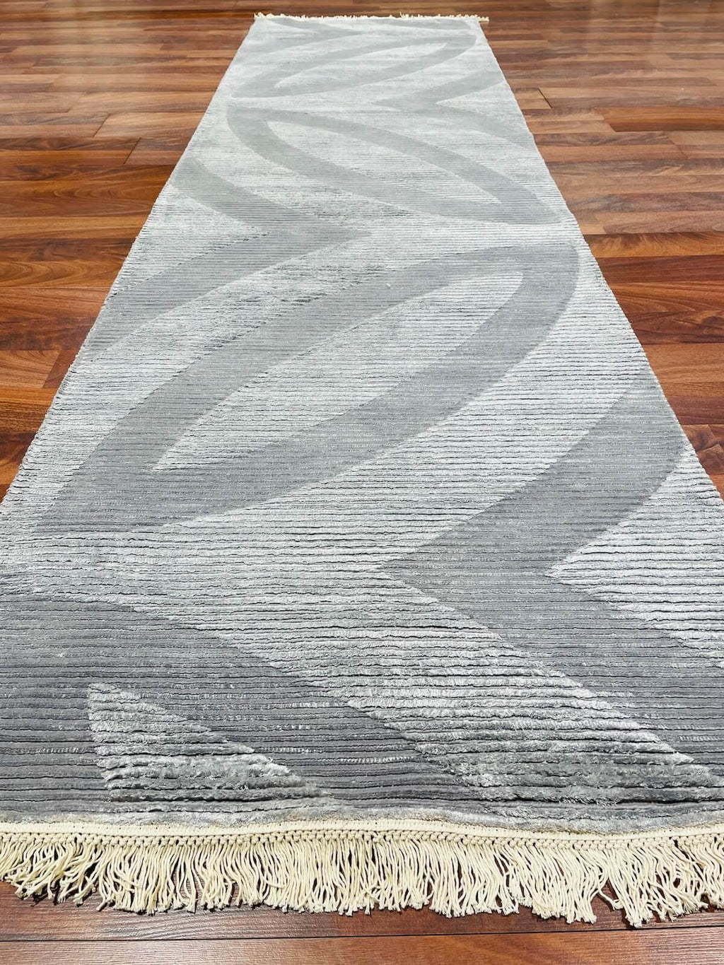 Cut Loop Series Nepal Handwoven Runner Rug – 80X300 by Camel Carpet