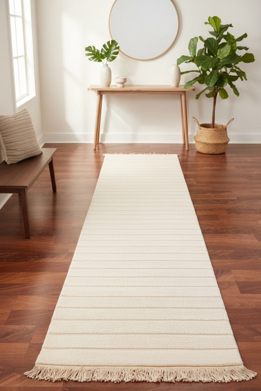 Cut Loop Series Nepal Handwoven Runner Rug – 80X300 by Camel Carpet