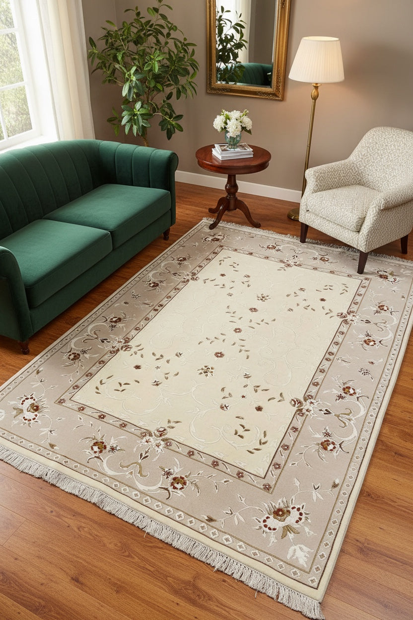 Neyzen Series Nepal Handwoven Rug by Camel Carpet