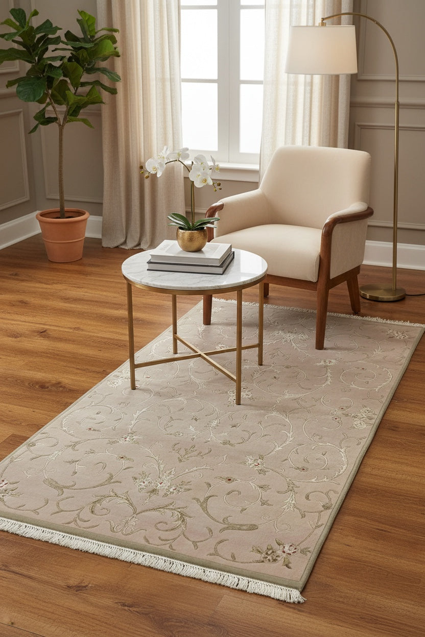 Neyzen Series Nepal Handwoven Rug by Camel Carpet