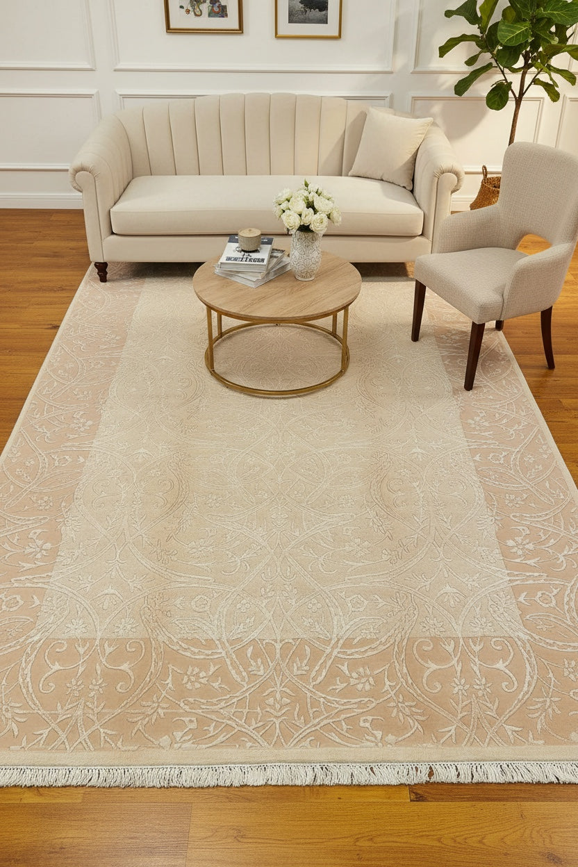Neyzen Series Nepal Handwoven Rug by Camel Carpet