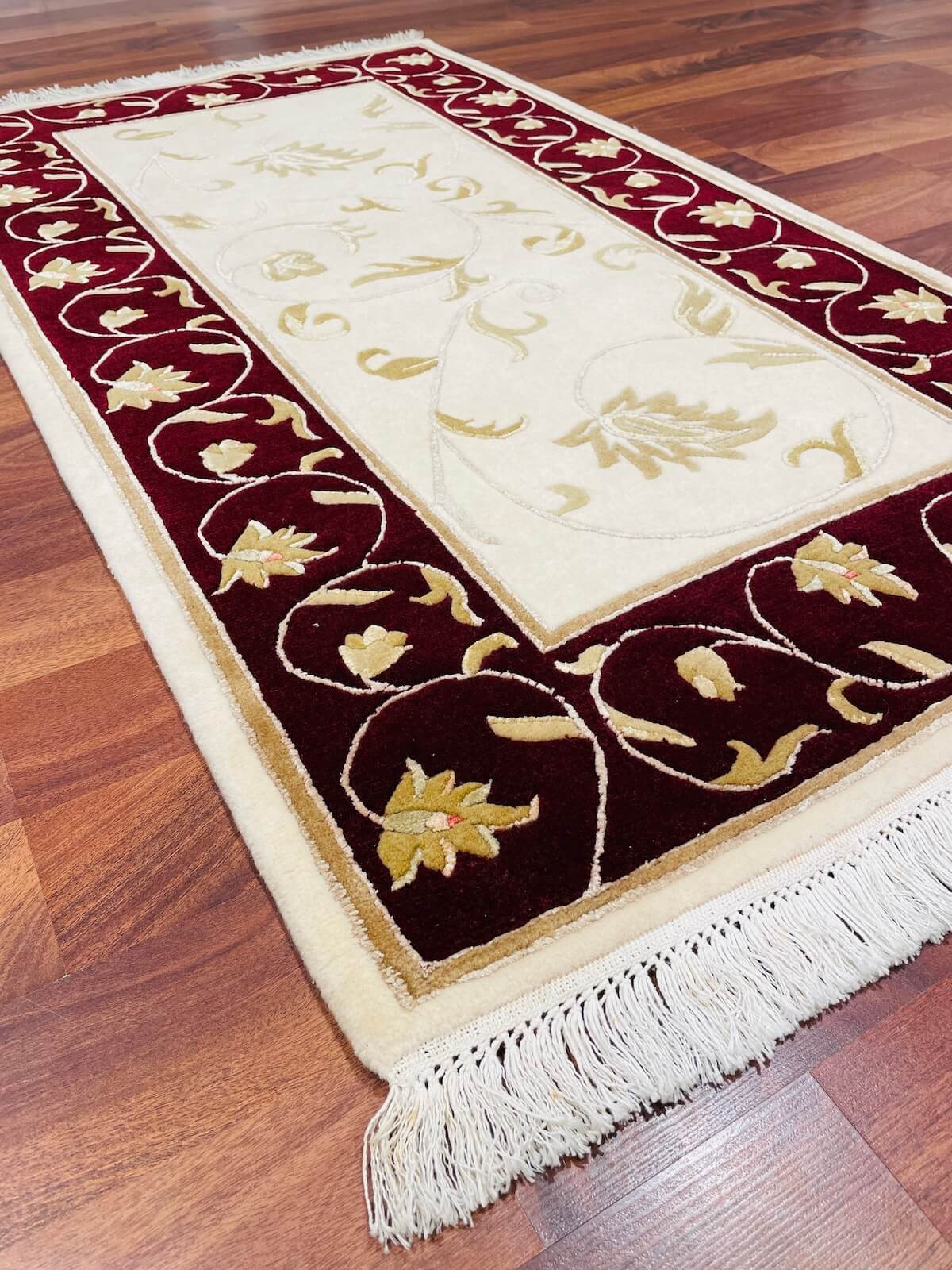 Neyzen Series Nepal Handwoven Rug – 417412 by Camel Carpet