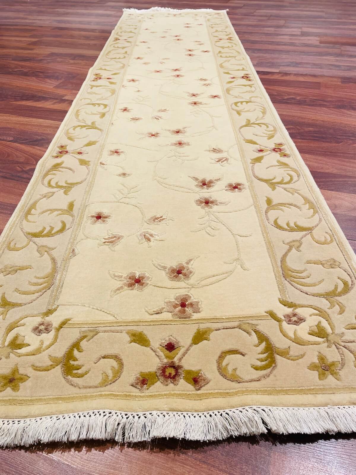 Neyzen Series Nepal Handwoven Runner Rug – 078600 by Camel Carpet
