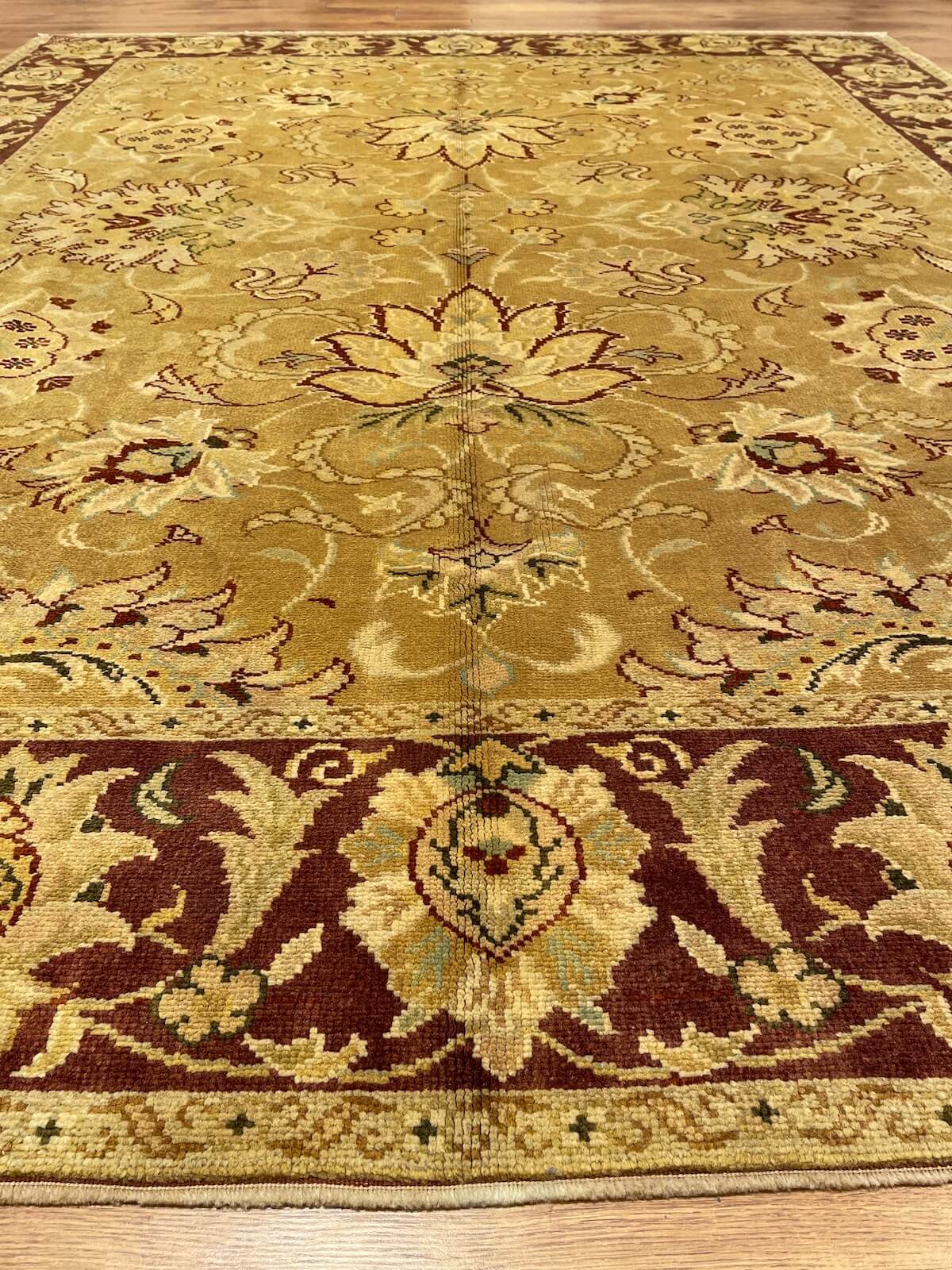 Mahidevran Usak Handwoven Rug – 078594 by Camel Carpet