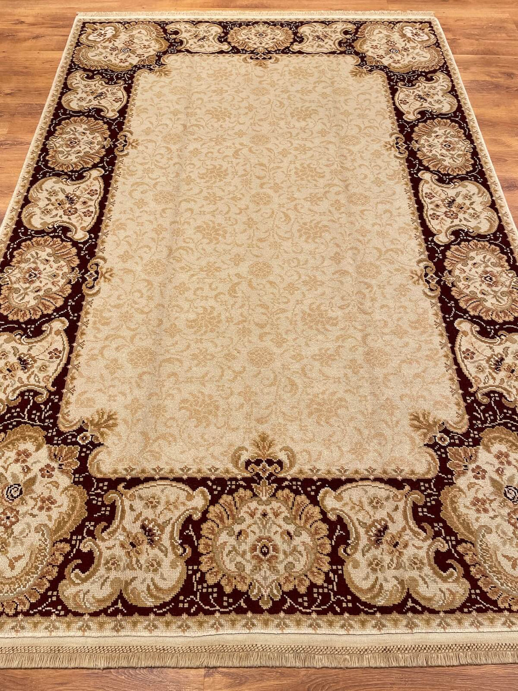 Ottoman Usak Handwoven Rug – 084588 by Camel Carpet