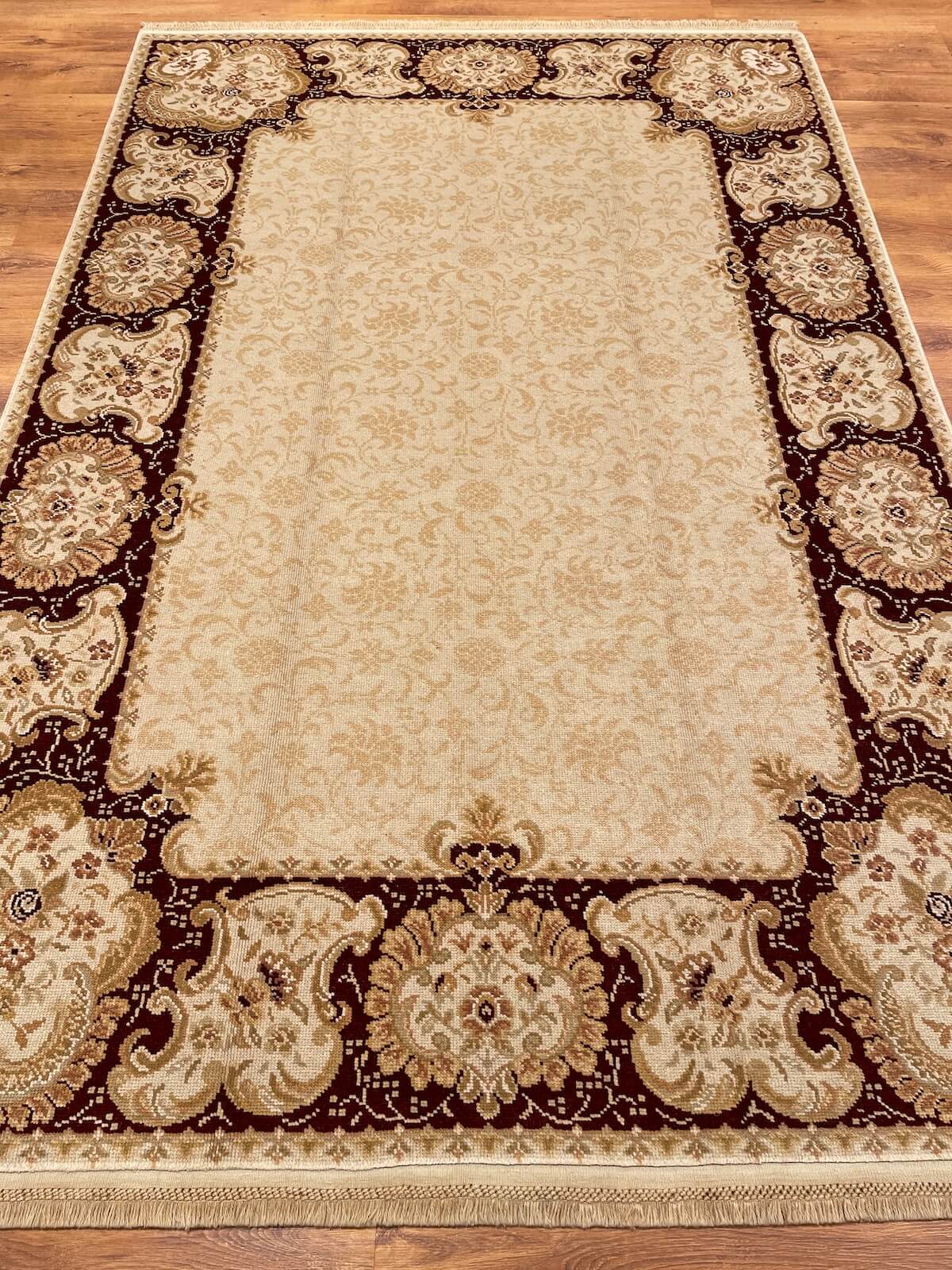 Ottoman Usak Handwoven Rug – 084588 by Camel Carpet