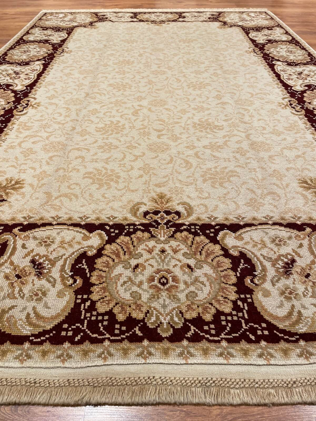 Ottoman Usak Handwoven Rug – 084588 by Camel Carpet