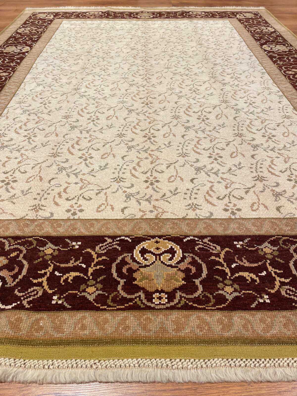 Ottoman Usak Handwoven Rug – 084591 by Camel Carpet