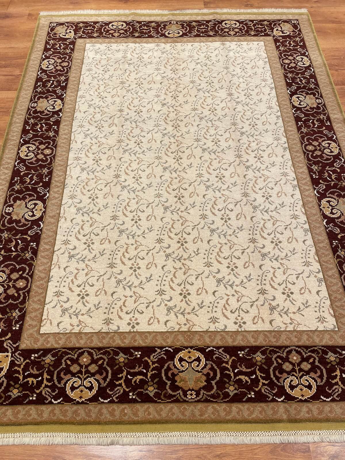 Ottoman Usak Handwoven Rug – 084591 by Camel Carpet