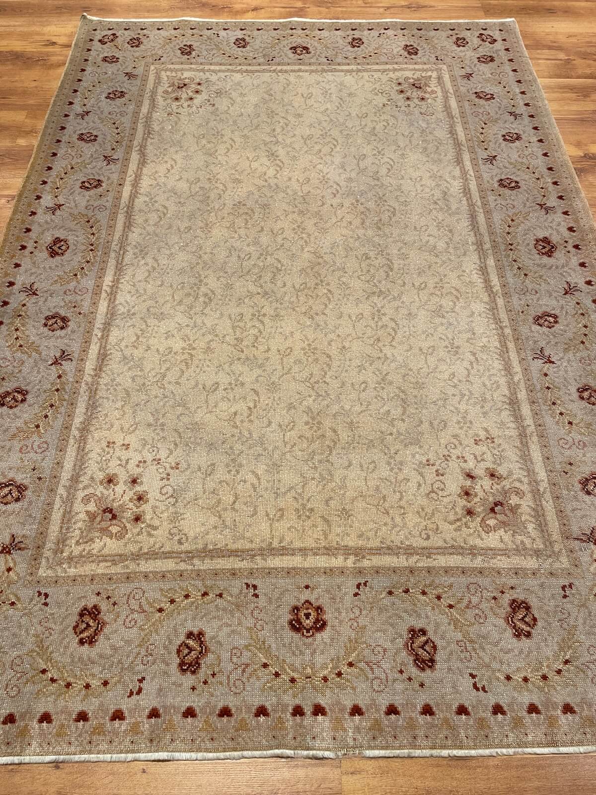 Ottoman Usak Handwoven Rug – 084594 by Camel Carpet
