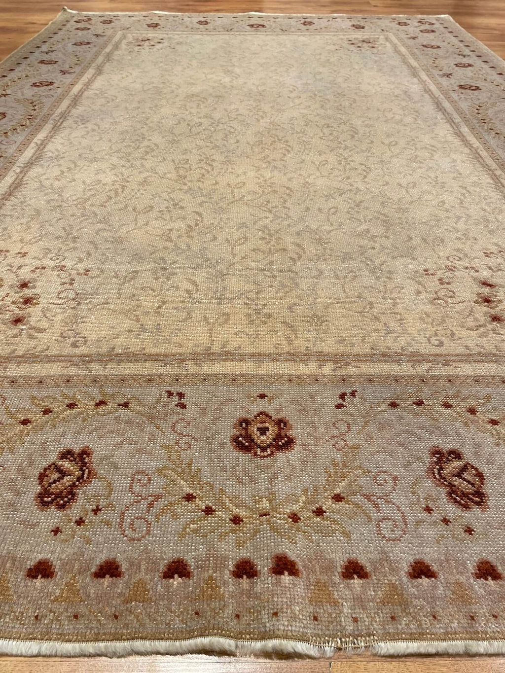 Ottoman Usak Handwoven Rug – 084594 by Camel Carpet