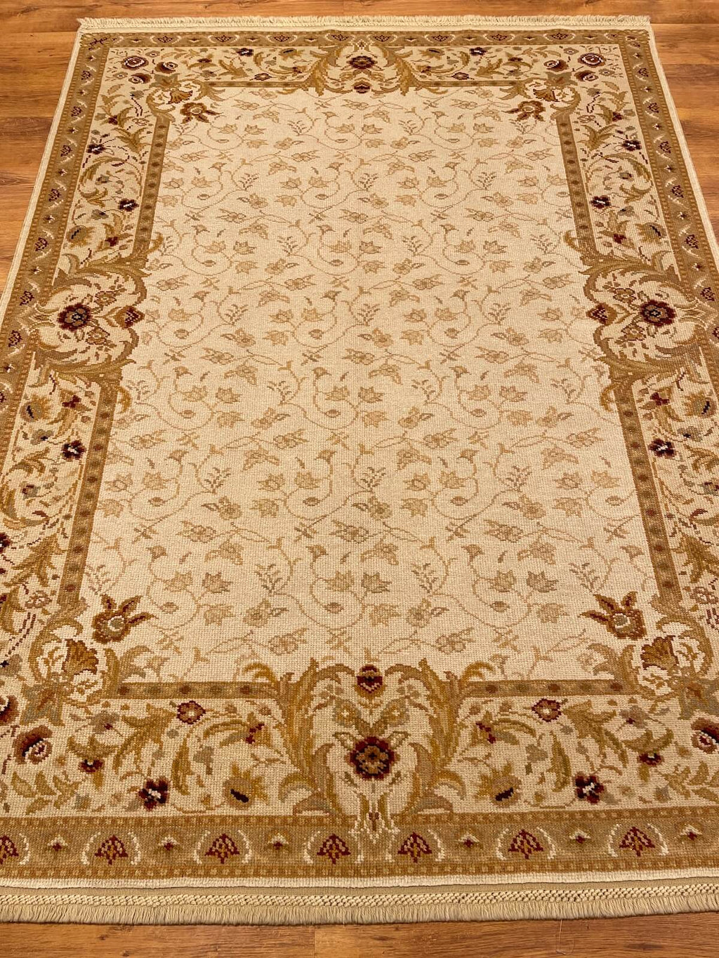 Ottoman Usak Handwoven Rug – 084597 by Camel Carpet