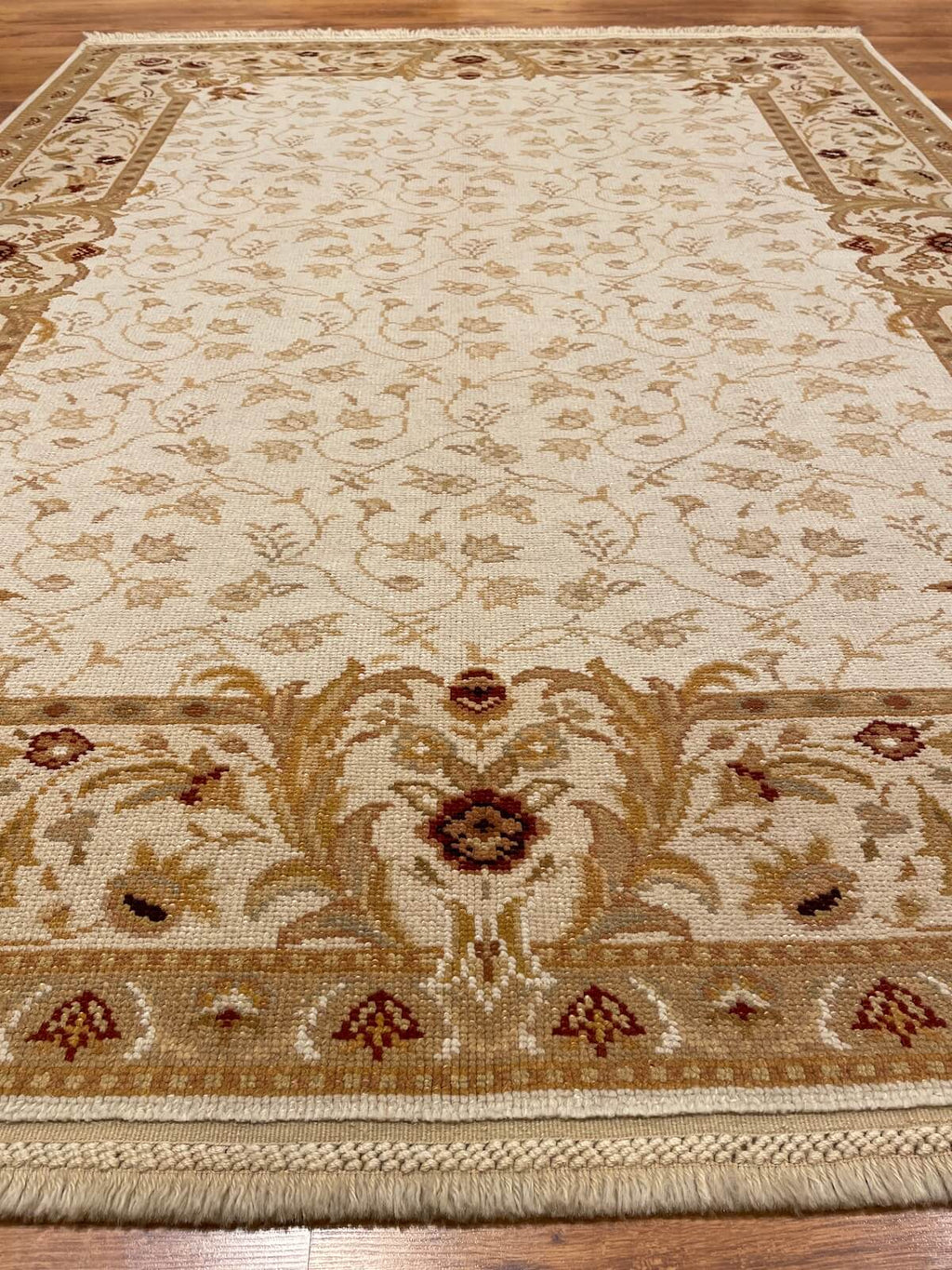 Ottoman Usak Handwoven Rug – 084597 by Camel Carpet