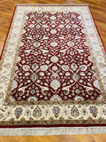 Pelas Silk-Blend Usak Handwoven Rug – 164X241 by Camel Carpet