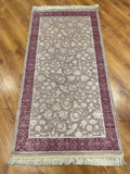 Pelas Silk-Blend Usak Handwoven Rug – 036653 by Camel Carpet