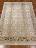Pelas Silk-Blend Usak Handwoven Rug – 047290 by Camel Carpet