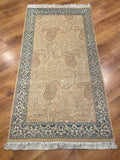 Pelas Silk-Blend Usak Handwoven Rug – 80X151 by Camel Carpet