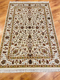 Pelas Silk-Blend Usak Handwoven Rug – 120X180 by Camel Carpet