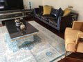 Pelas Silk-Blend Usak Handwoven Rug by Camel Carpet
