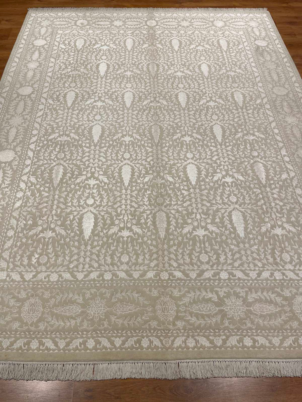 Pelas Silk-Blend Usak Handwoven Rug – 235X300 by Camel Carpet